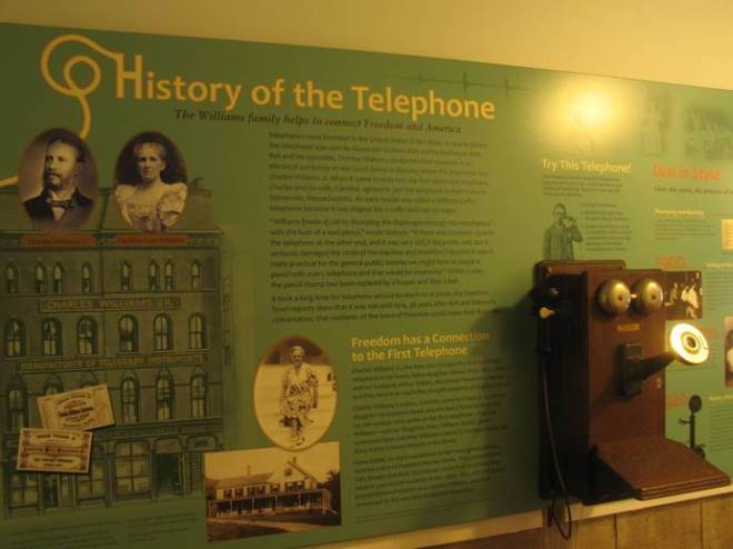 telephone exhibit poster